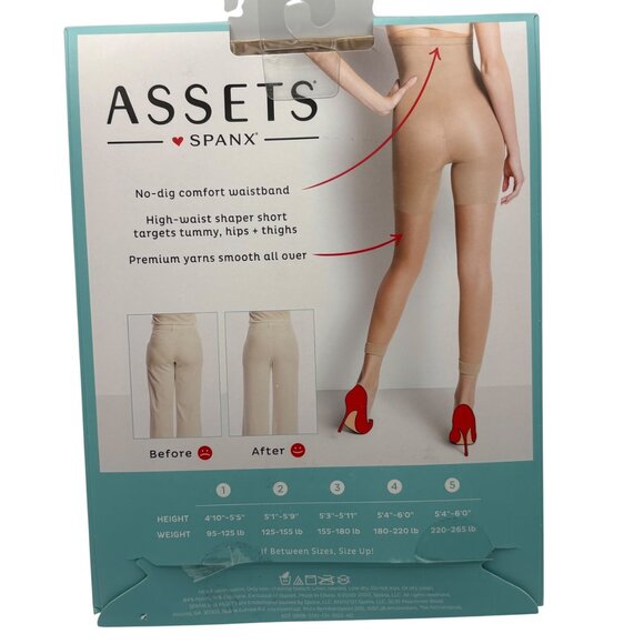 Assets By Spanx High-Waist Shaping Capri Size 4 Nude - Picture 3 of 3